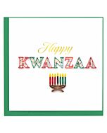 Quilling Card Happy Kwanzaa