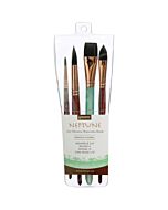 Princeton Series 4750 Neptune Synthetic Squirrel - Pro 4 Pack  Brush Set