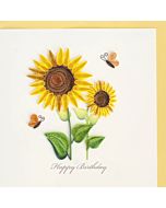 Quilling Card - Birthday Sunflower