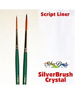 Silver Brush Crystal Synthetic - Script Liner - Size 2