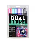 Tombow Dual Brush Pen 10 Galaxy Set